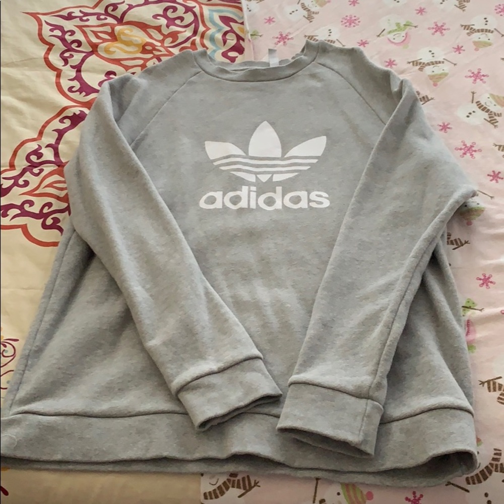 Grey Adidas Crewneck